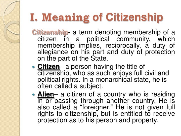 citizenship definition for students citizenship in india